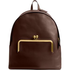 imageCoach Womens KISSLOCK Frame Backpack B4Black One SizeB4Dark Brown