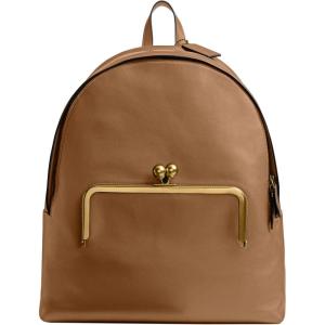 imageCoach Womens KISSLOCK Frame Backpack B4Black One SizeB4Honey Brown