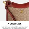 imageCOACH Coated Canvas Signature Chaise Crossbody TanRust