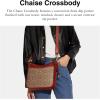 imageCOACH Coated Canvas Signature Chaise Crossbody TanRust