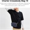 imageCoach Charter Crossbody Bag 19 in Signature Denim Deep Blue