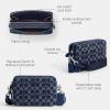 imageCoach Charter Crossbody Bag 19 in Signature Denim Deep Blue
