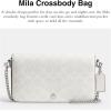 imageCoach Mila Crossbody Bag in Signature Canvas LHWhite Chalk