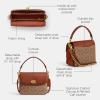 imageCoach Polished Pebbled Leather Cassie Crossbody 19Tan Caramel
