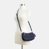 imageCoach Swinger Shoulder Bag in Signature Denim LHDeep Blue Multi