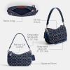 imageCoach Swinger Shoulder Bag in Signature Denim LHDeep Blue Multi