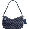 imageCoach Swinger Shoulder Bag in Signature Denim LHDeep Blue Multi