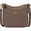imageCoach Womens Polished Pebble Leather Chaise CrossbodyDark Stone
