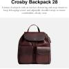 imageCOACH Womens Crosby Backpack 28 B4Black One SizeB4Merlot