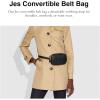 imageCoach Convertible Belt Bag Black