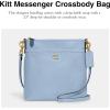 imageCoach Crossgrain Leather Kitt Messenger BagB4Bluebell