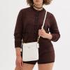 imageCoach Crossgrain Leather Kitt Messenger BagChalk