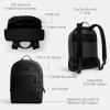 imageCoach Mens Theo Backpack in Signature Jacquard Olive Drab One SizeBlack