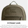 imageCoach Mens Theo Backpack in Signature Jacquard Olive Drab One SizeOlive Drab