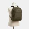 imageCoach Mens Theo Backpack in Signature Jacquard Olive Drab One SizeOlive Drab