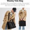 imageCoach Wesley Tote Bag in Denim Washed Black