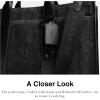 imageCoach Wesley Tote Bag in Denim Washed Black