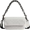 imageCoach Charter Flap Crossbody 18 WhiteBlack Sig