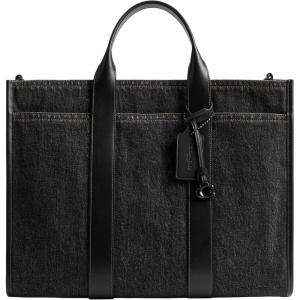 imageCoach Wesley Tote Bag in Denim Washed Black