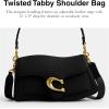 imageCoach Twisted Tabby Shoulder BagB4Black