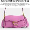 imageCoach Twisted Tabby Shoulder BagB4Fuschia