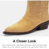 imageCoach Womens Aria Tall Cowboy Boot FashionCharcoalBlack