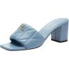 imageCoach Womens Holly Quilted Block Heel Sandal PlatformBluebell