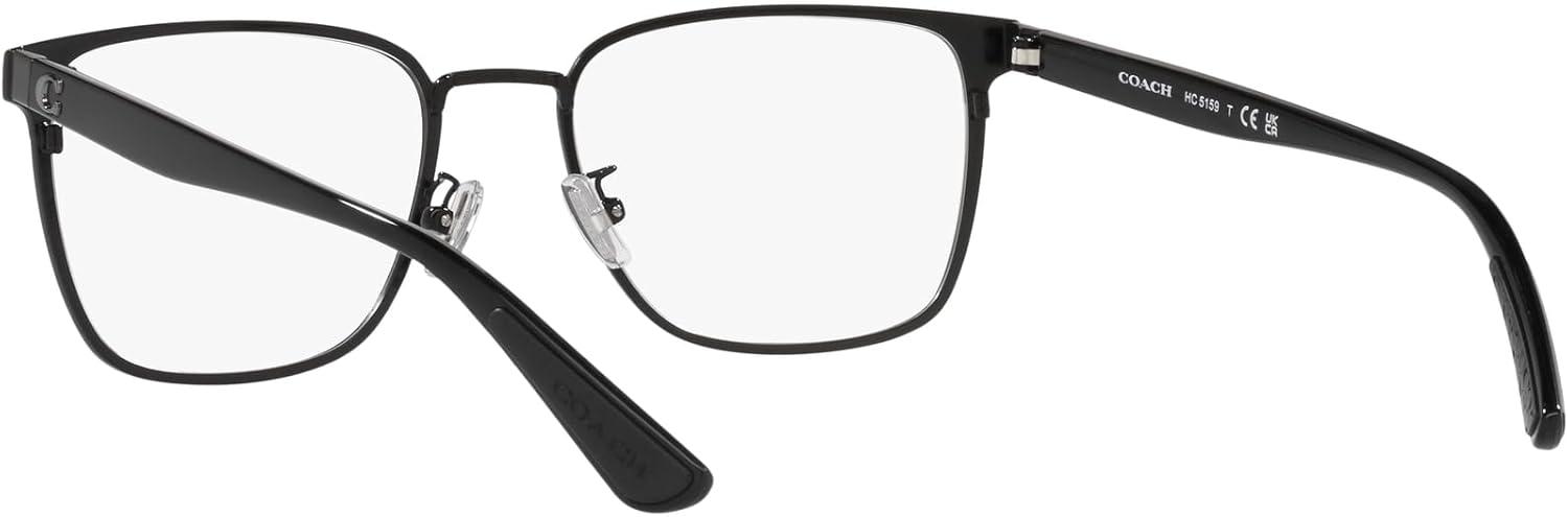 imageCoach Mens Hc5159 Rectangular Prescription Eyewear FramesShiny BlackDemo Lens