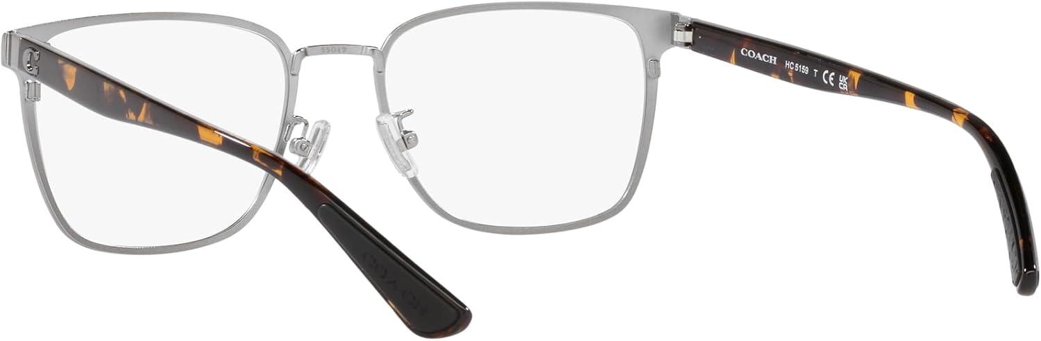 imageCoach Mens Hc5159 Rectangular Prescription Eyewear FramesShiny GunmetalDemo Lens