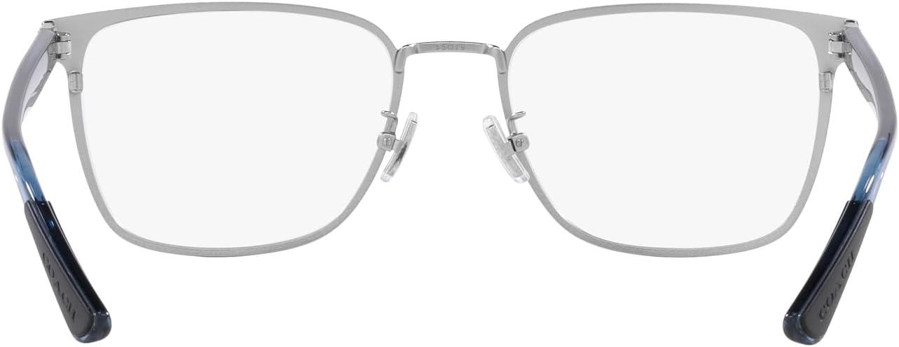 imageCoach Mens Hc5159 Rectangular Prescription Eyewear FramesShiny SilverDemo Lens