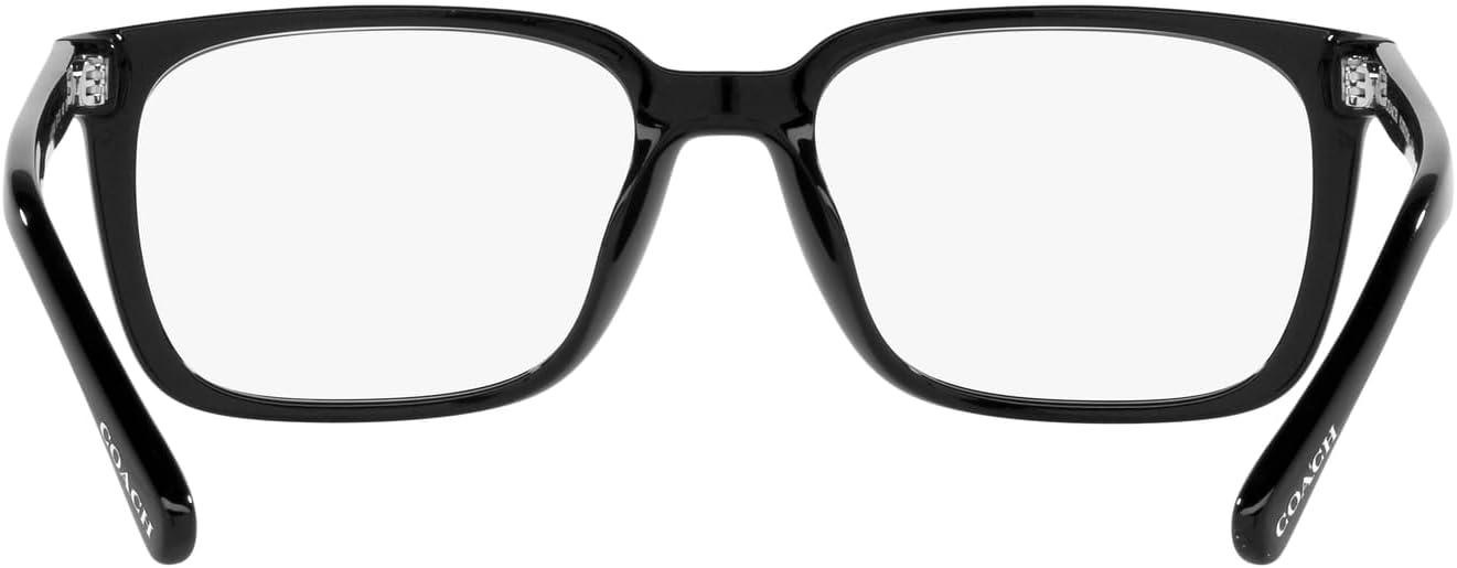 imageCoach Mens Hc8357u Universal Fit Rectangular Prescription Eyewear FramesBlackDemo LensGrey Solid