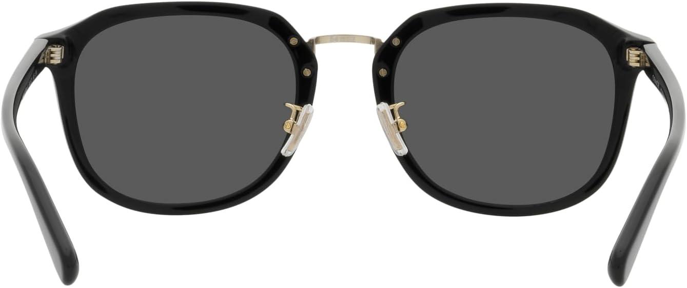 imageCoach Mens Hc8366 Square SunglassesBlackGrey Solid