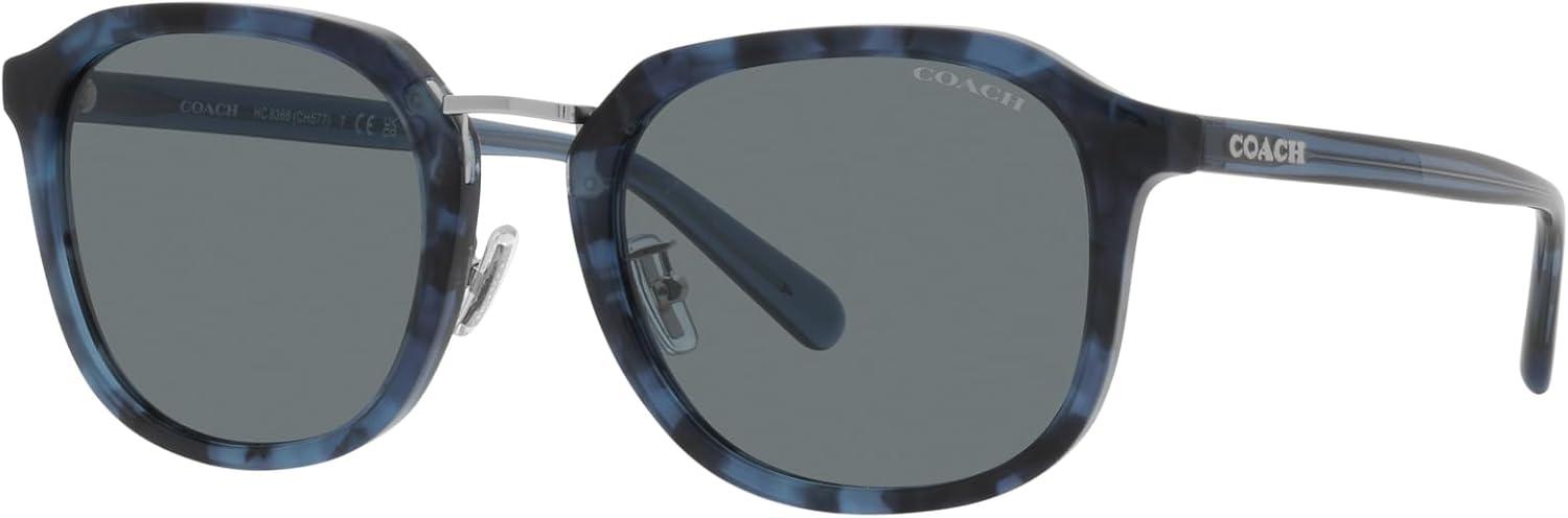 imageCoach Mens Hc8366 Square SunglassesBlue TortoiseBlue Solid