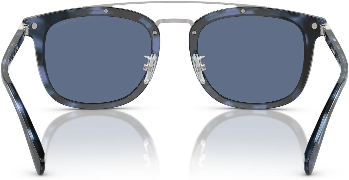 imageCoach Mens Hc8382 Square SunglassesBlue TortoiseBlue Solid