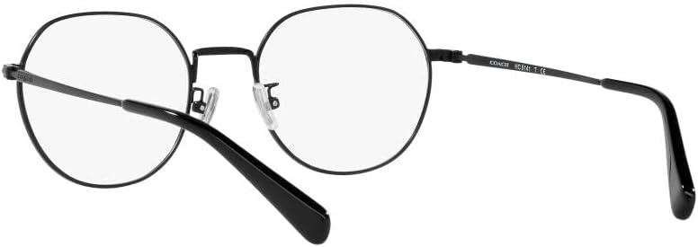 imageCoach Womens Hc5141 Round Prescription Eyewear FramesSatin BlackDemo Lens
