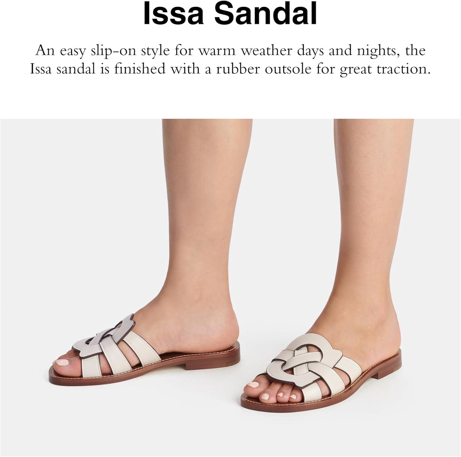 imageCoach Womens Issa Leather SandalChalk