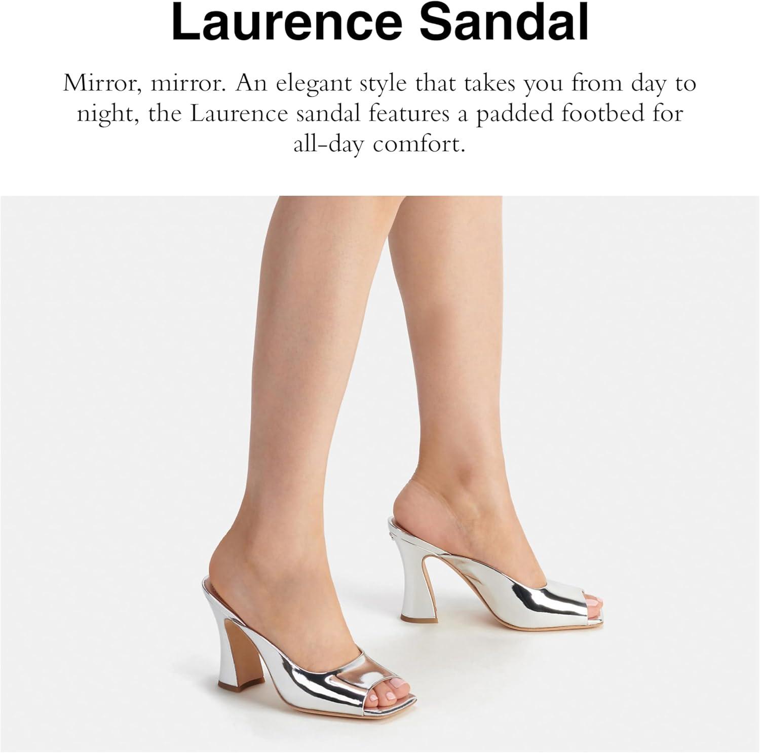 imageCoach Womens Laurence Metallic Leather SandalSilver