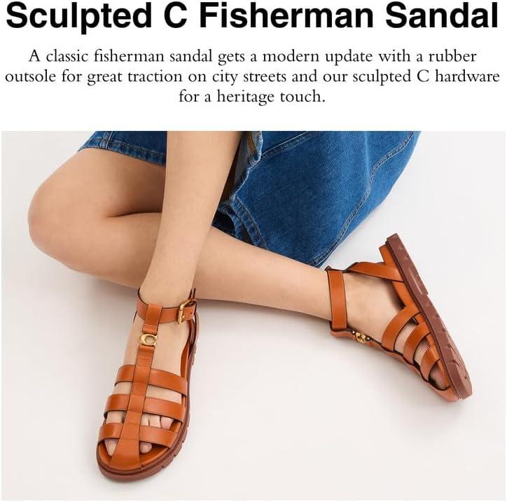 imageCoach Womens Sculpted C Fisherman Sandal PlatformCognac