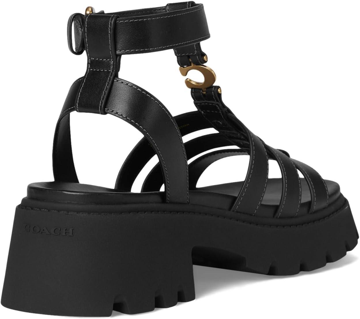 imageCoach Womens Sculpted C Platform Fisherman SandalBlack