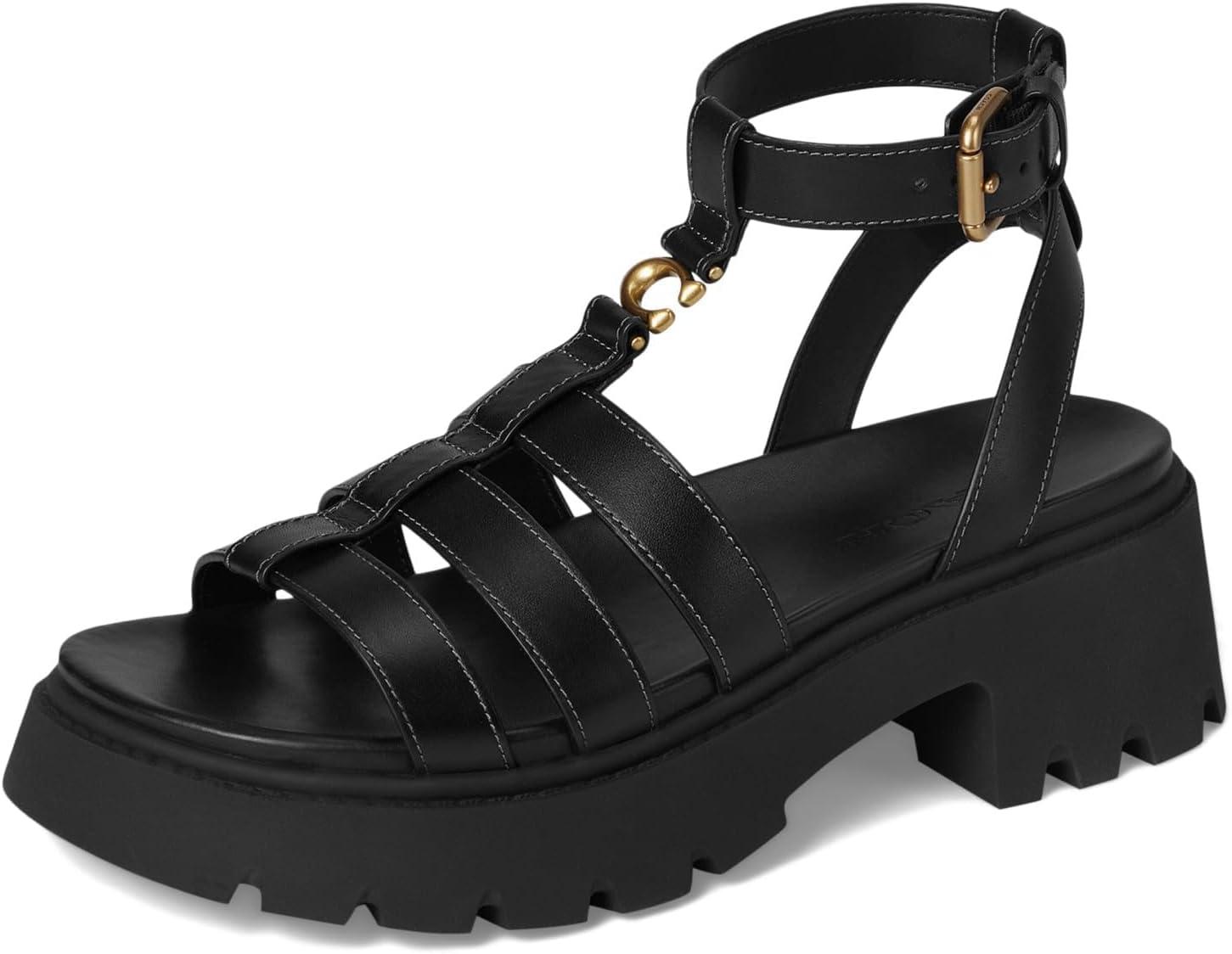 imageCoach Womens Sculpted C Platform Fisherman SandalBlack
