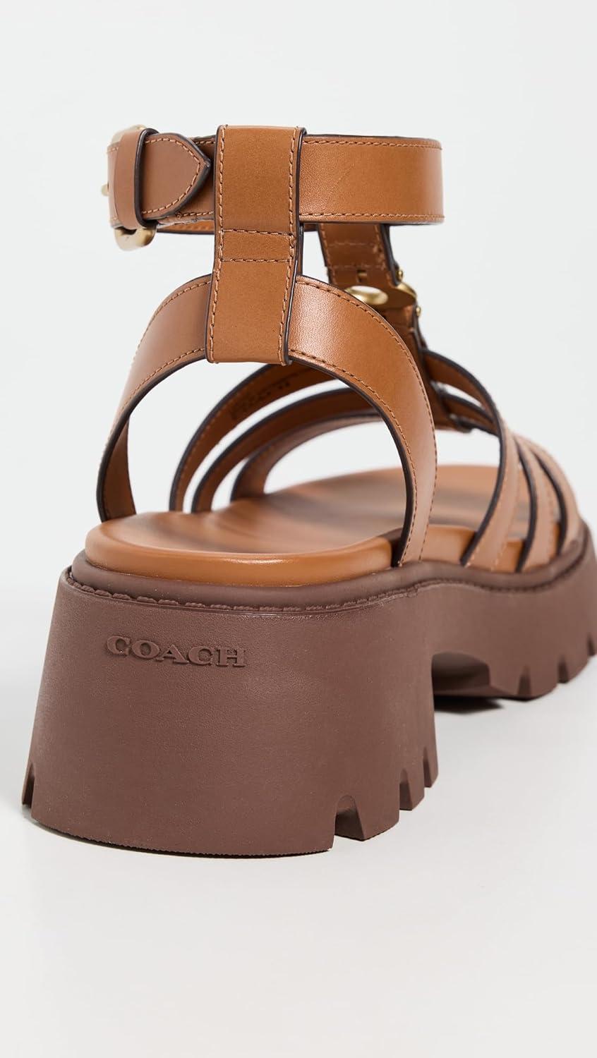 imageCoach Womens Sculpted C Platform Fisherman SandalCognac