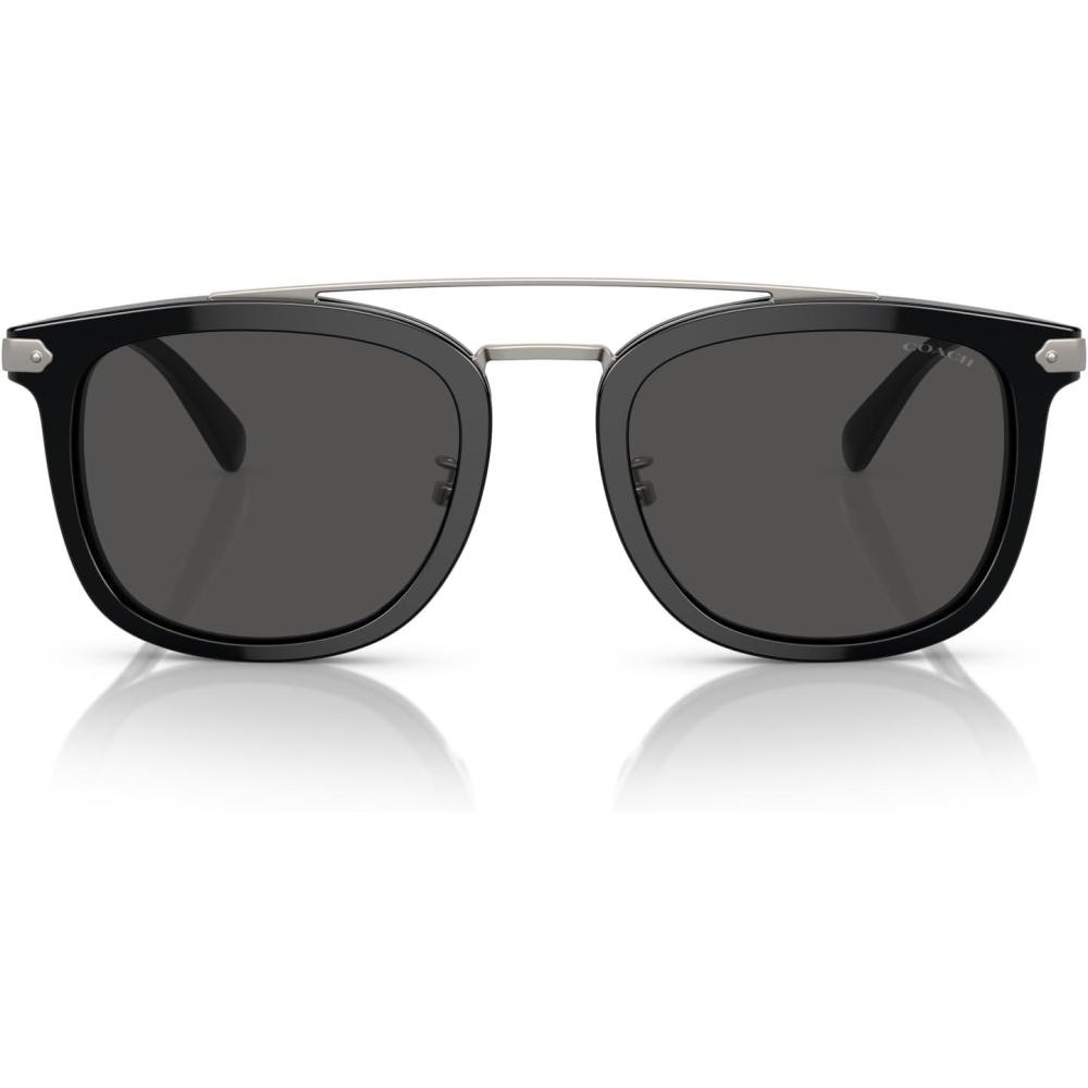 imageCoach Mens Hc8382 Square SunglassesBlackGrey Solid