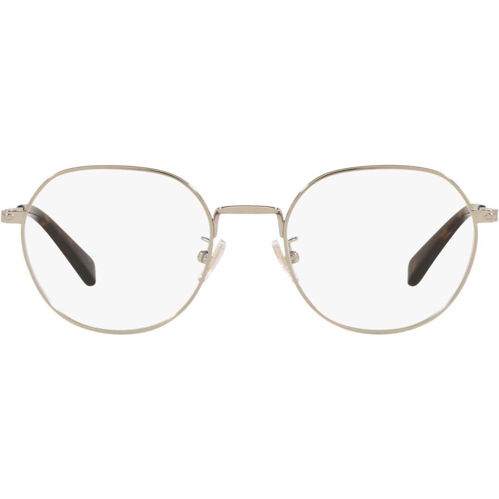 imageCoach Womens Hc5141 Round Prescription Eyewear FramesShiny Light GoldDemo Lens