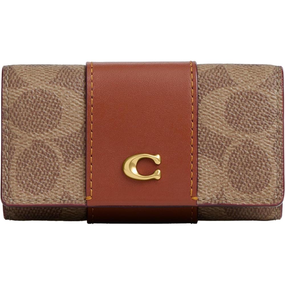 imageCoach Womens Ring Key CASE 6 Cosmetic Bag