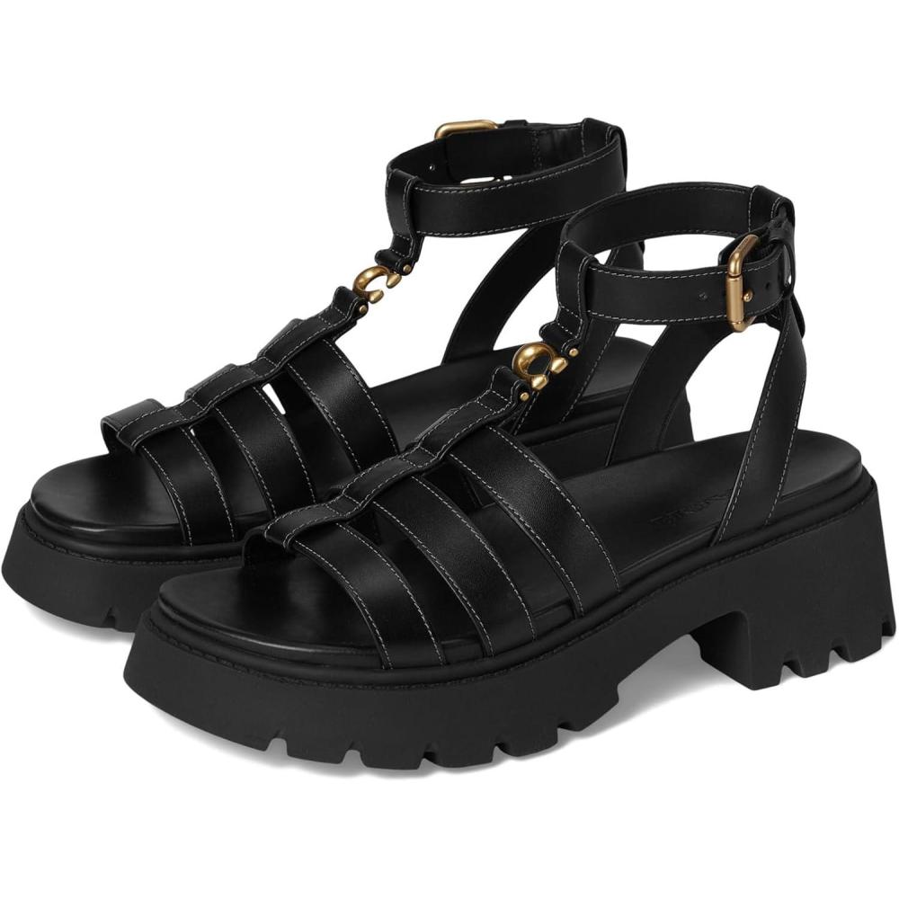 imageCoach Womens Sculpted C Platform Fisherman SandalBlack