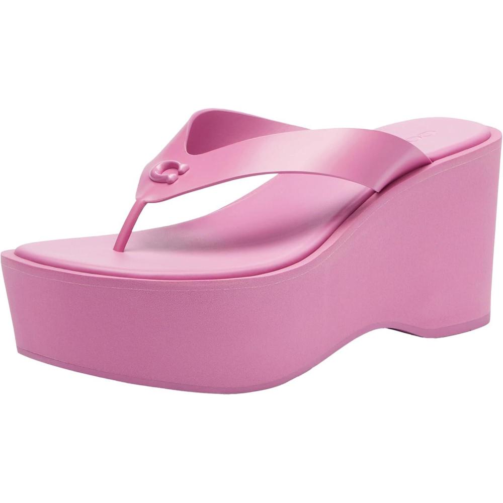 imageCoach Womens Sculpted C Platform Flip FlopFuchsia