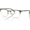 imageCOACH Mens HC5131 Rectangular Prescription Eyewear Frames Light GoldOliveDemo Lens 51 mm