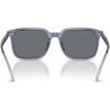 imageCOACH Mens Hc8411u Universal Fit Square SunglassesTransparent BlueBlue Solid