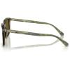imageCOACH Mens Hc8411u Universal Fit Square SunglassesTransparent OliveArmy Solid