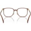 imageCOACH Womens HC6240D Square Prescription Eyewear Frames Milky Light BrownDemo Lens 54 mm